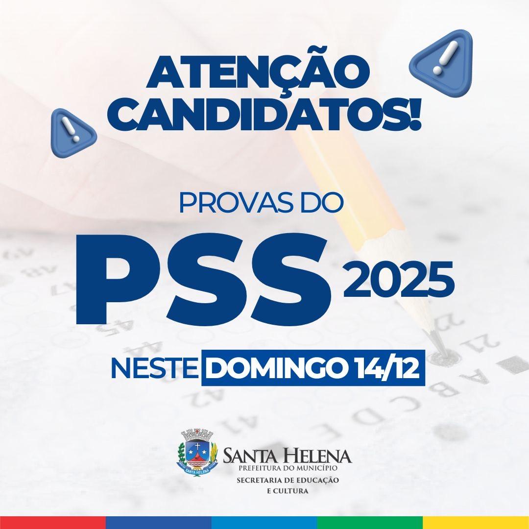 Provas do PSS para professores acontecem neste domingo em Santa Helena