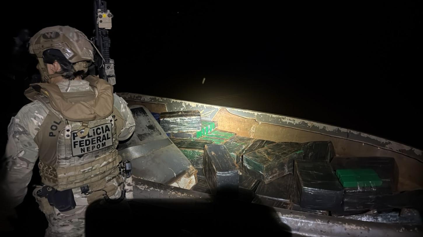 Forças policiais apreendem quase uma tonelada de droga em Santa Helena