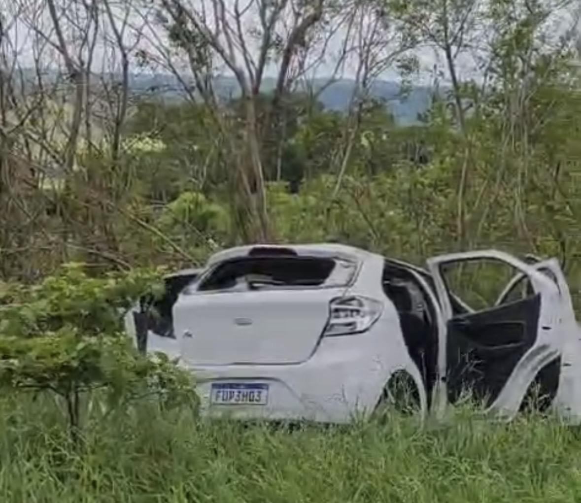 Grave acidente de trânsito é registrado na PR 488 em Diamante do Oeste
