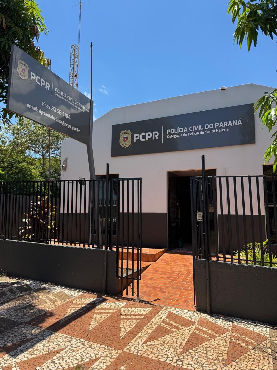 Polícia Civil de Santa Helena cumpre mandado de prisão no centro da cidade