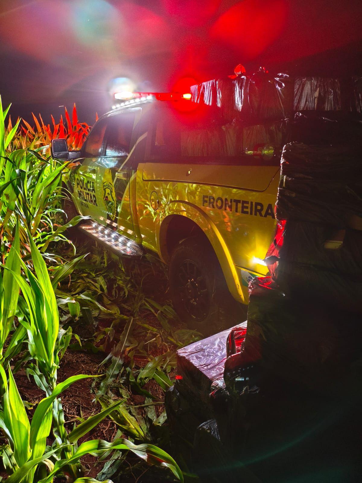 Ação policial em Itaipulândia apreende cigarros contrabandeados do Paraguai