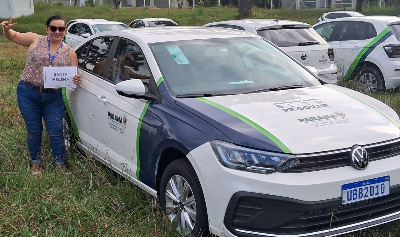 Santa Helena recebe veículo Zero Km para a Agência do Trabalhador