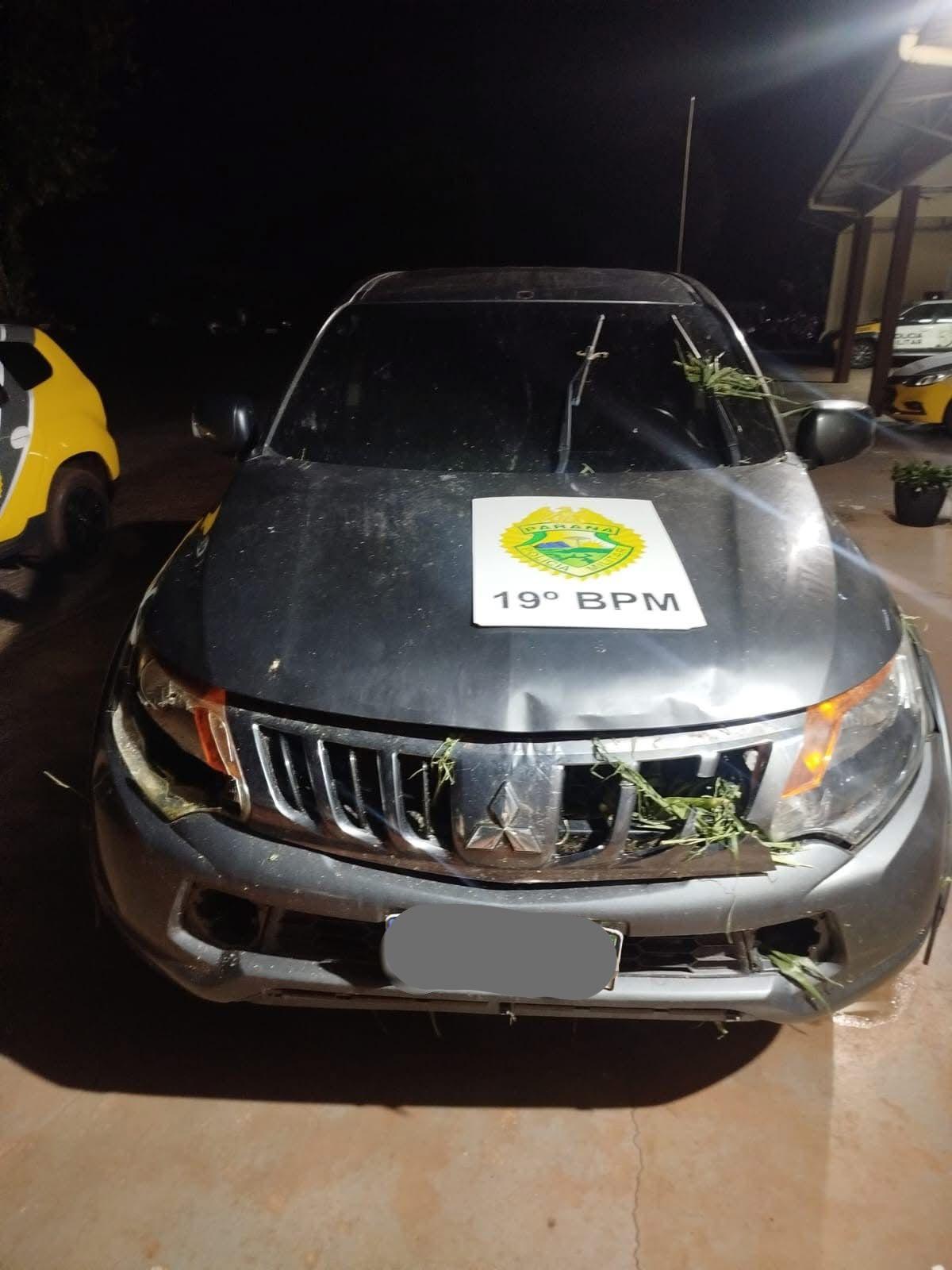 Caminhonete furtada em São Paulo é encontrada em Santa Helena
