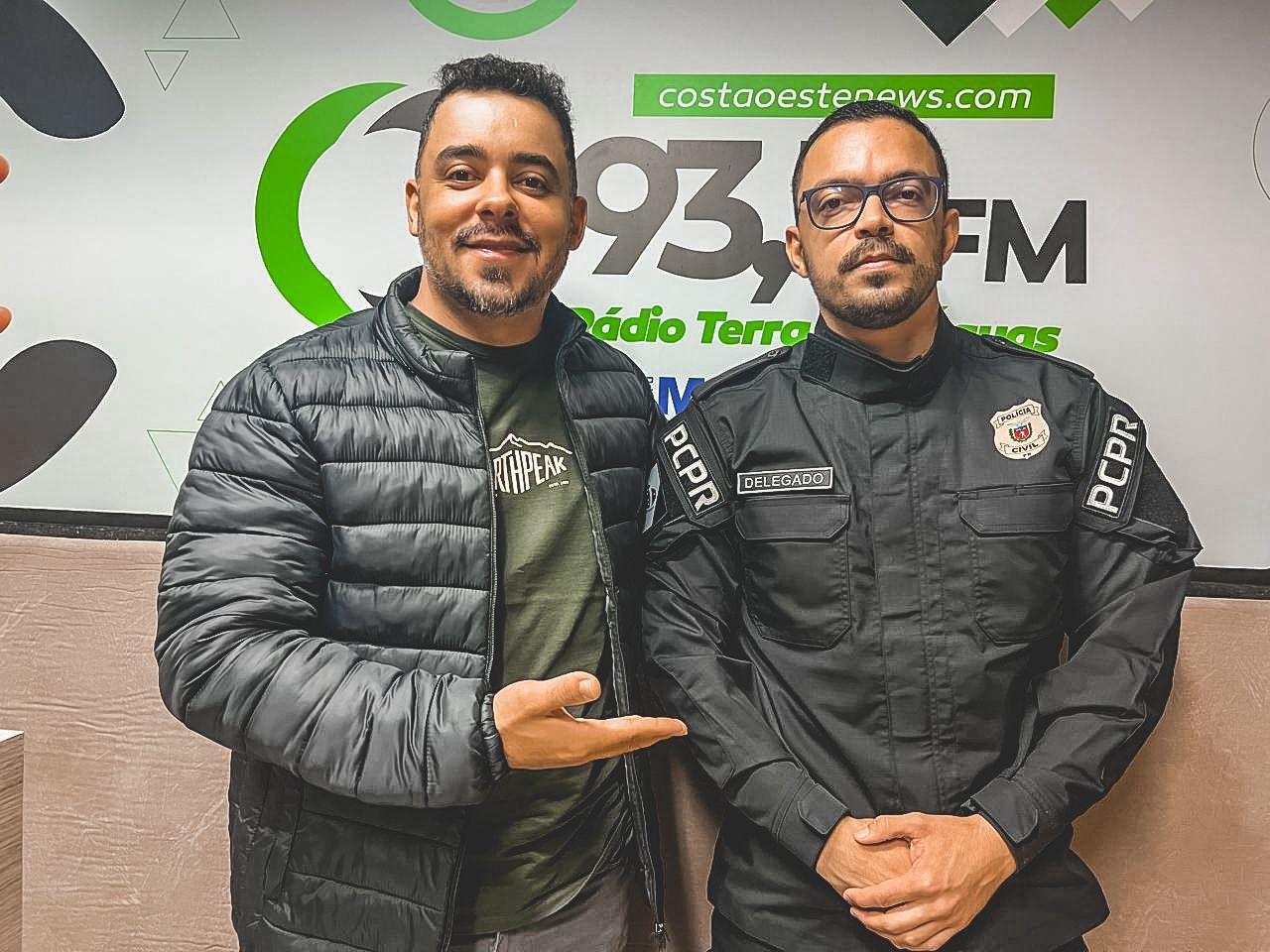 Em entrevista, delegado Antônio Jr. destaca as ações da Polícia Civil em Santa Helena