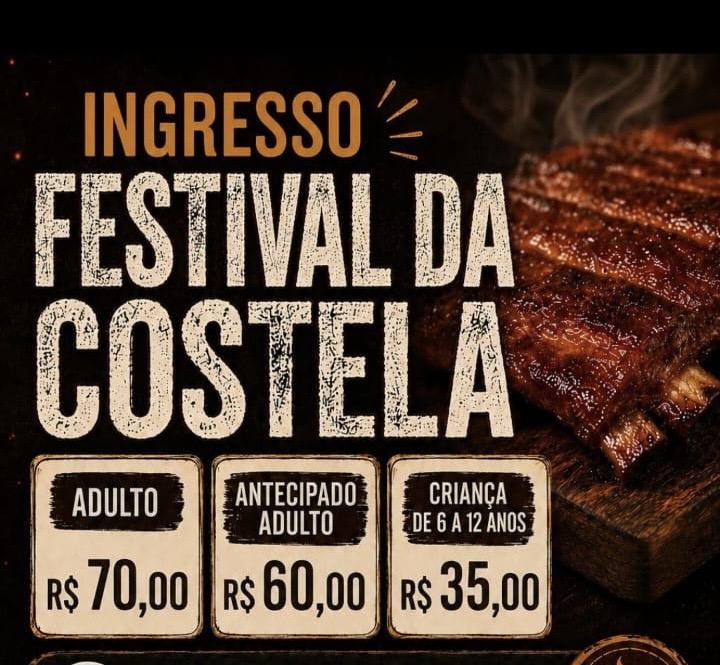 Festival da Costela contará com restaurante em Santa Helena; adquira sua ficha
