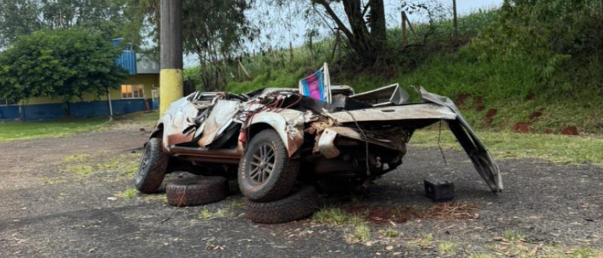 Morador de Missal morre em capotamento na BR 277