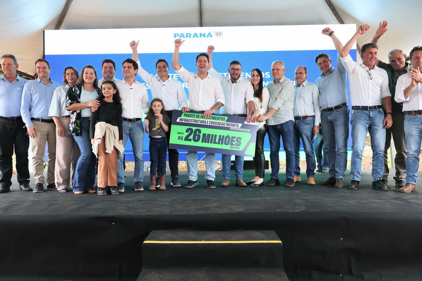 Ratinho Junior lança pacote de R$ 19,8 milhões em pavimentação rural para São José das Palmeiras