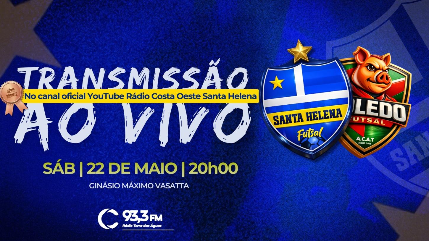 Santa Helena Futsal recebe o Toledo nesta sexta-feira pela Série Bronze