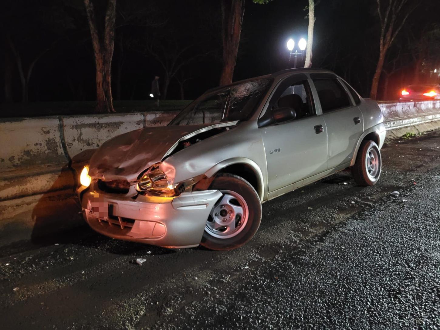 Colisão traseira deixa mulher ferida próximo ao balneário de Santa Helena