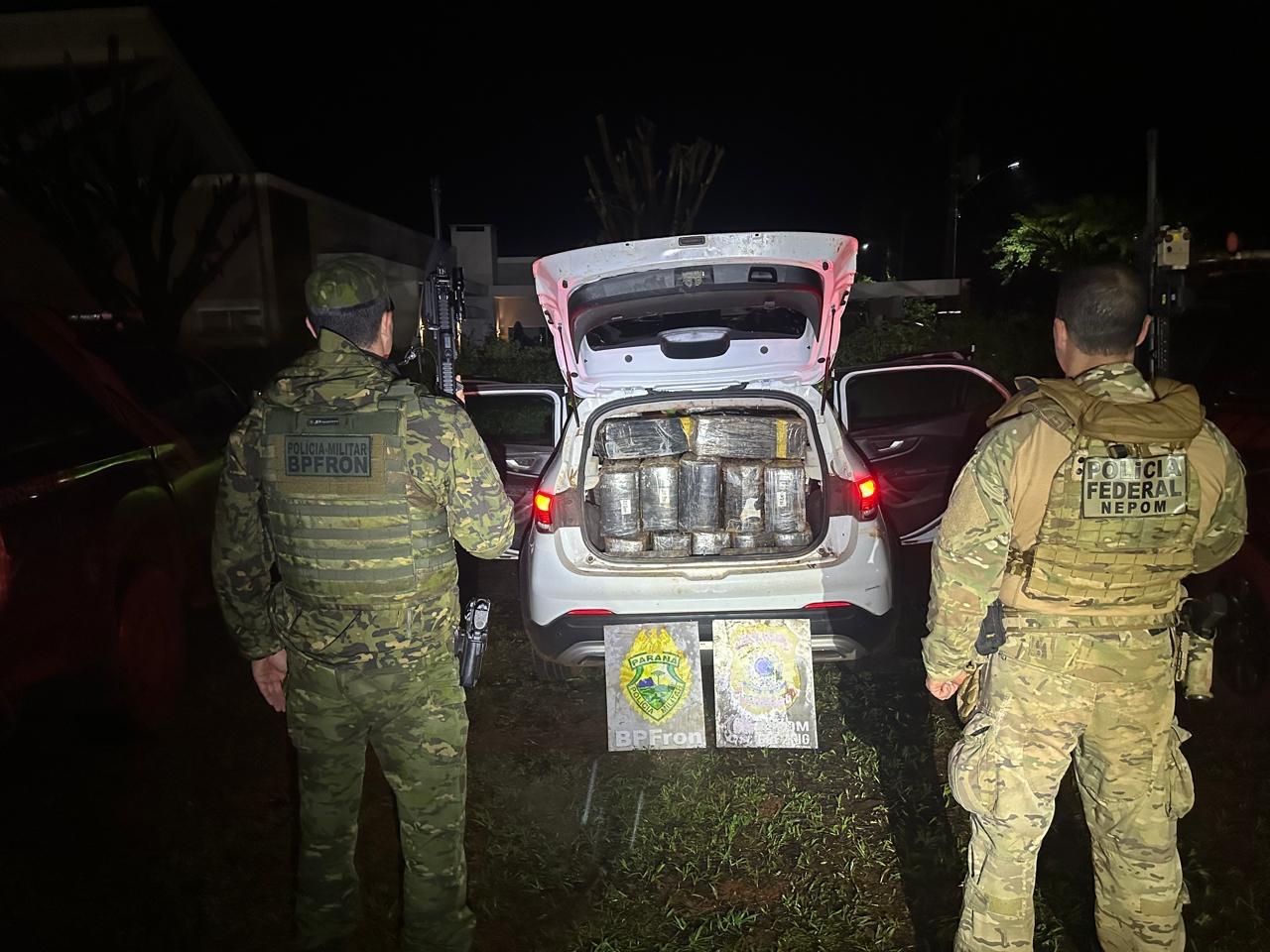 Mais de uma tonelada de droga é apreendida em Santa Helena