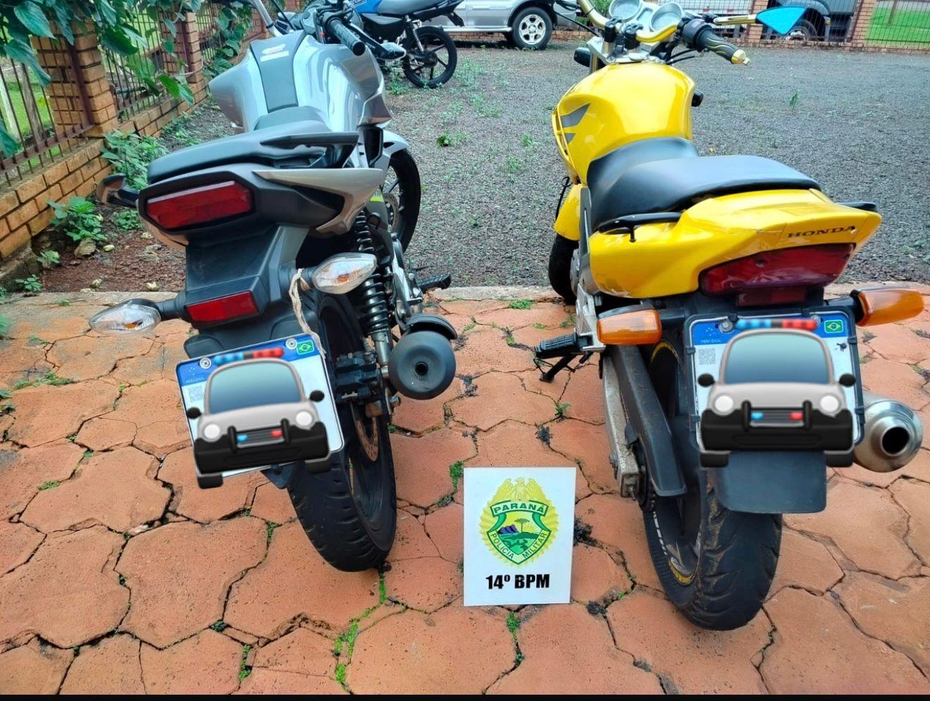 Motociclistas são notificados pela Polícia Militar de Itaipulândia durante fiscalização