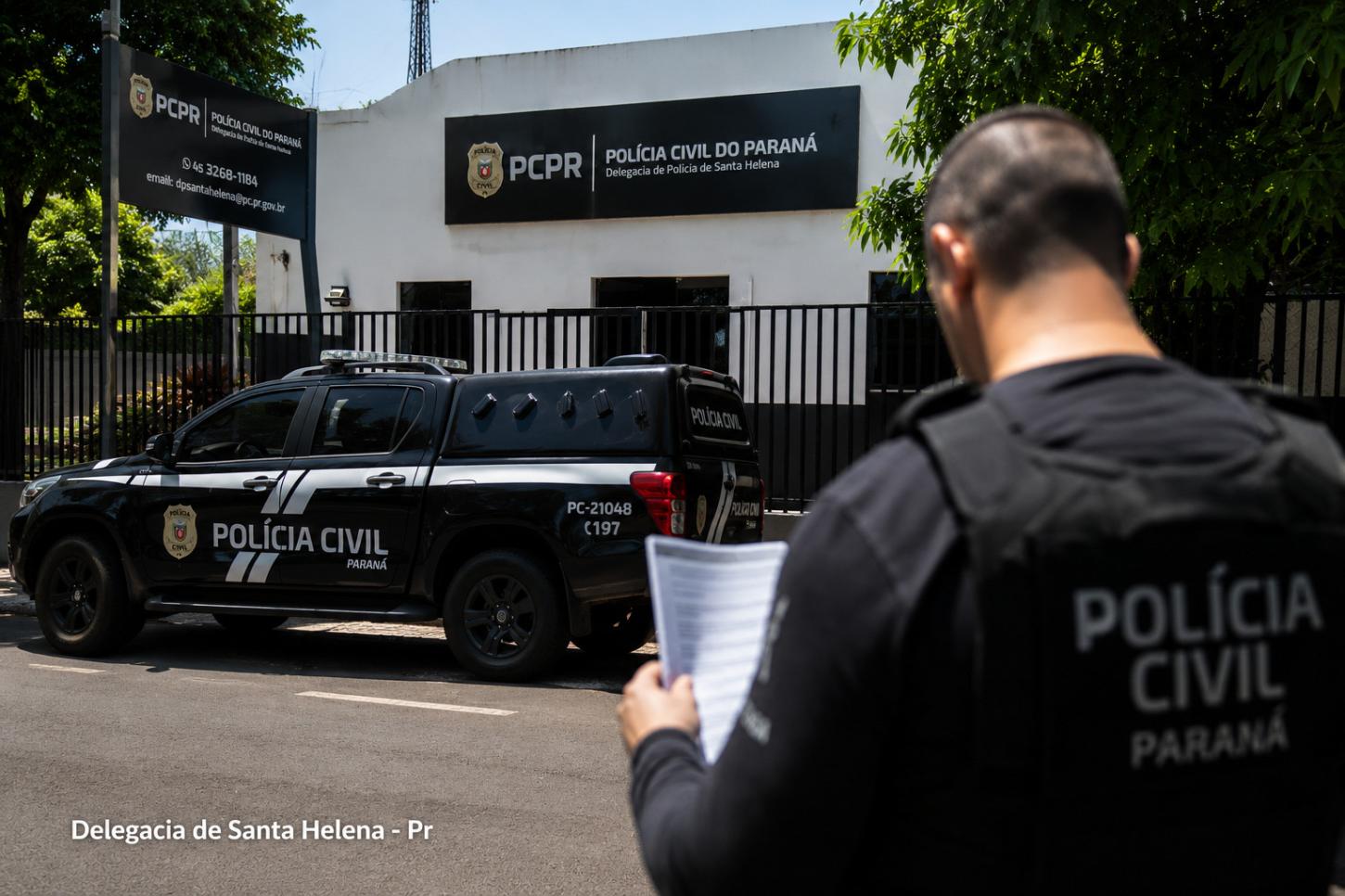 Polícia Civil cumpre mandado de prisão por tráfico de drogas em Santa Helena