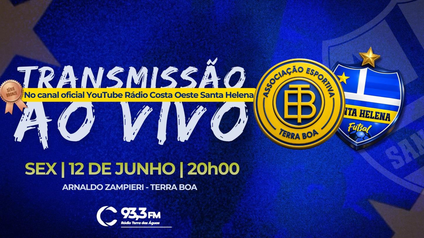 Santa Helena Futsal/Rádio Costa Oeste inicia 2ª fase da Bronze contra o Terra Boa