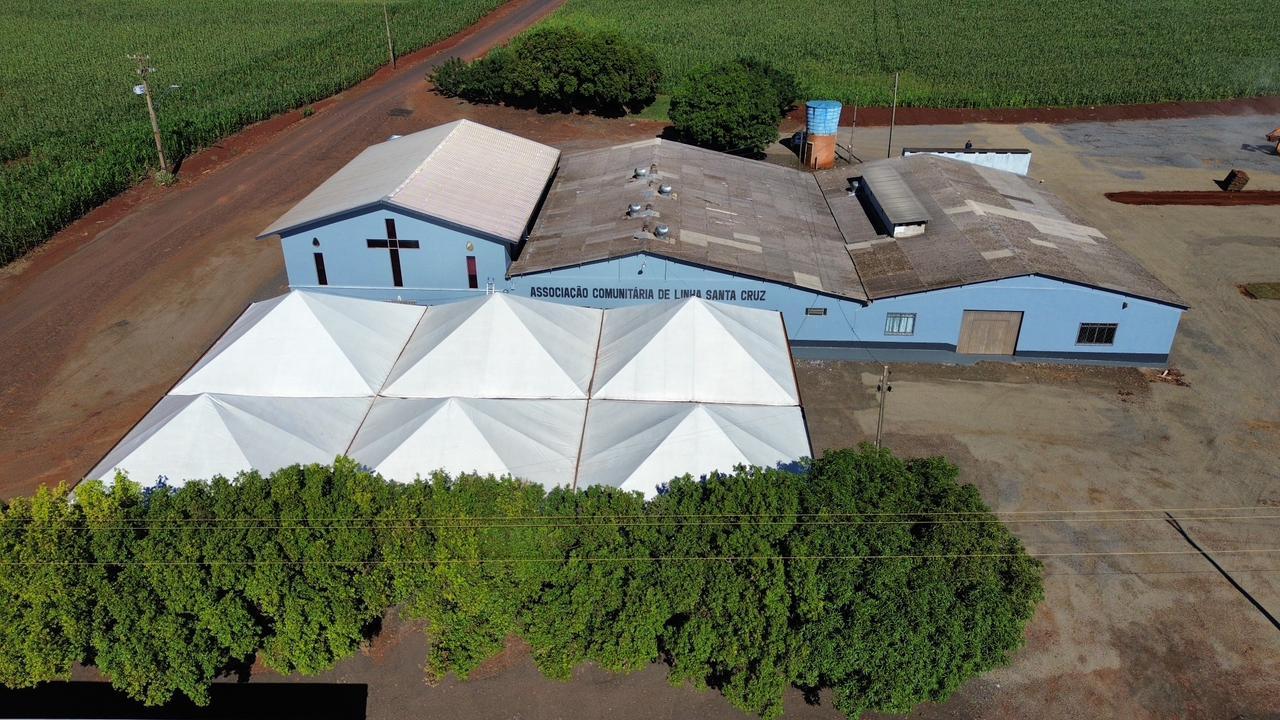 Tudo pronto para a grande festa em linha Santa Cruz neste domingo (7) em Santa Helena