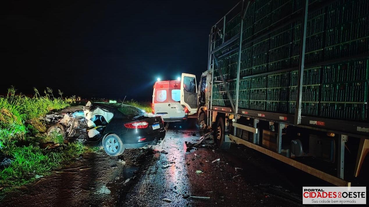 Grave acidente deixa motorista em estado gravíssimo na PR-497 em Itaipulândia