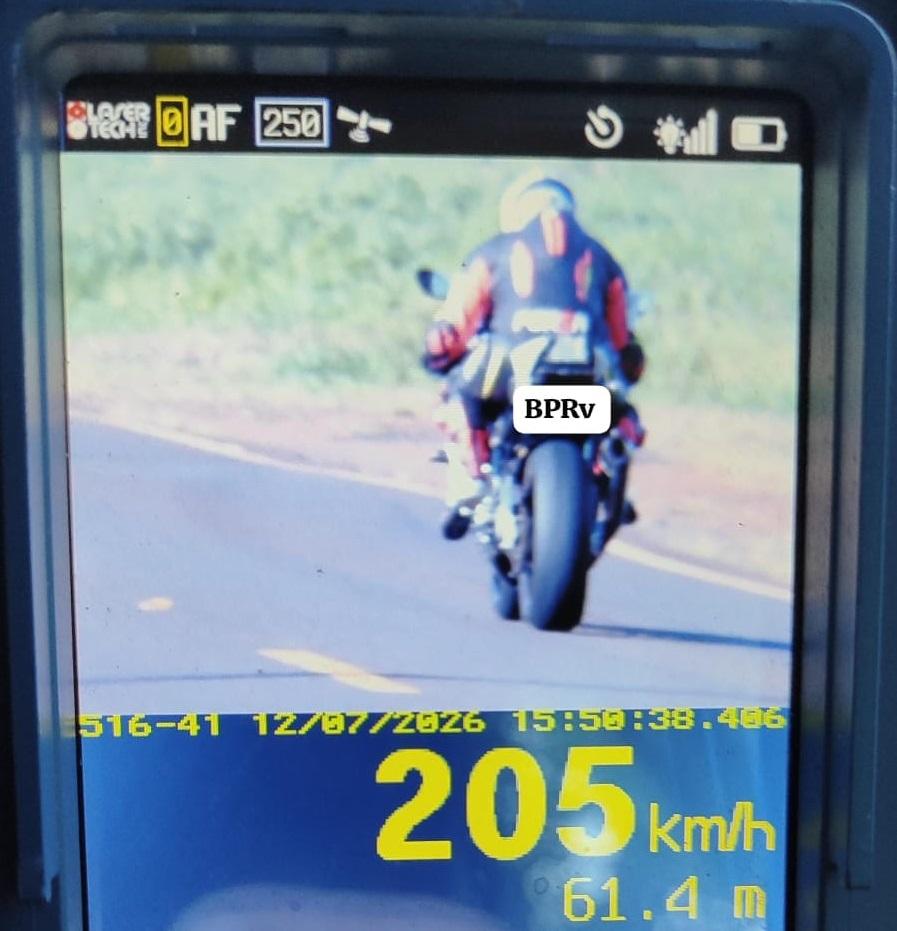 Mais de 1,6 mil motoristas são flagrados em excesso de velocidade, incluindo trechos de Santa Helena
