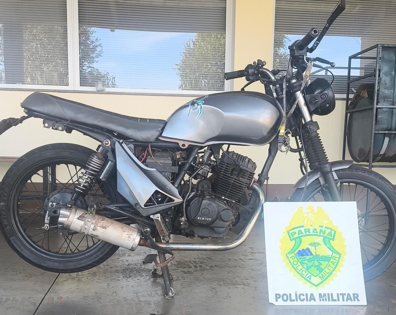 Motociclista tenta fugir, mas acaba detido em Santa Helena