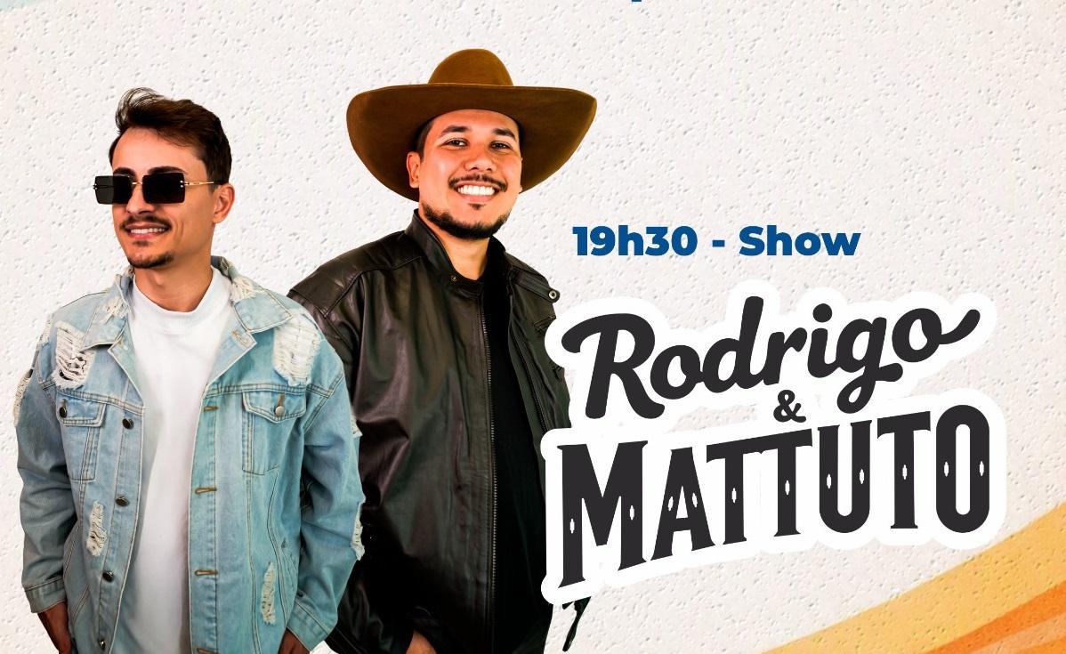 Hoje tem Semana da Família e show com Rodrigo e Matuto na feirinha em Santa Helena