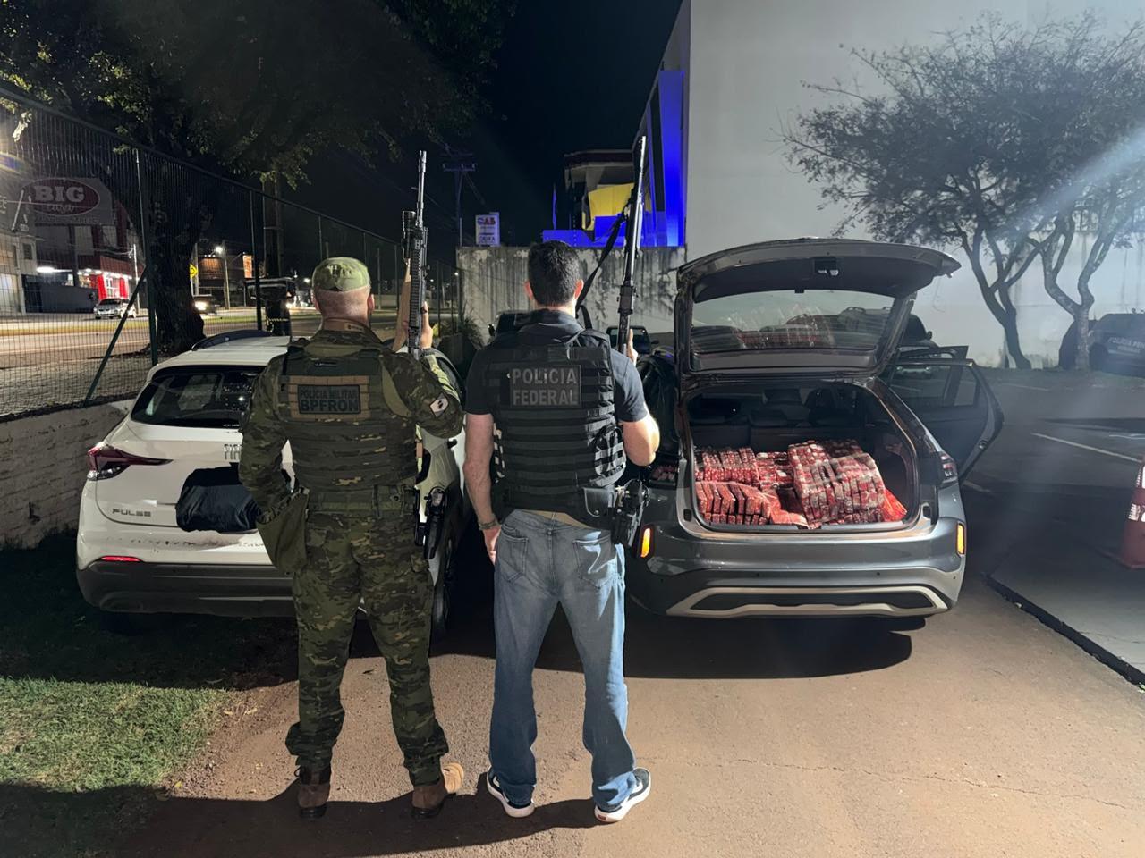 Homens são presos com quase 300 kg de maconha em Vera Cruz do Oeste