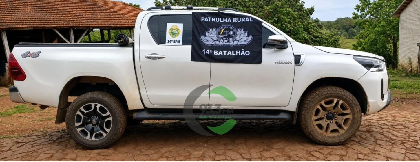 Patrulha Rural recupera em Missal caminhonete furtada no RS