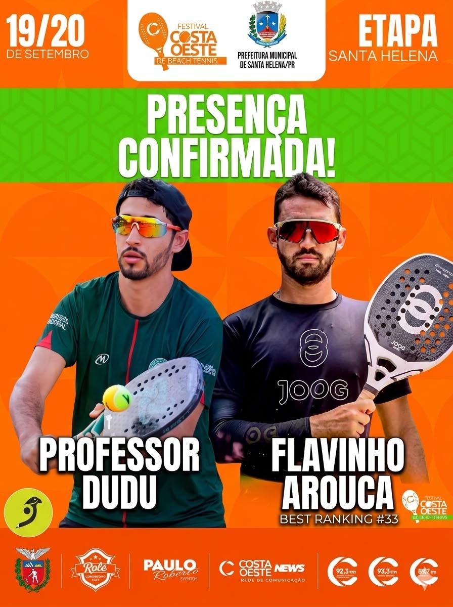 Balneário Santa Helena será palco do Festival Costa Oeste de Beach Tennis