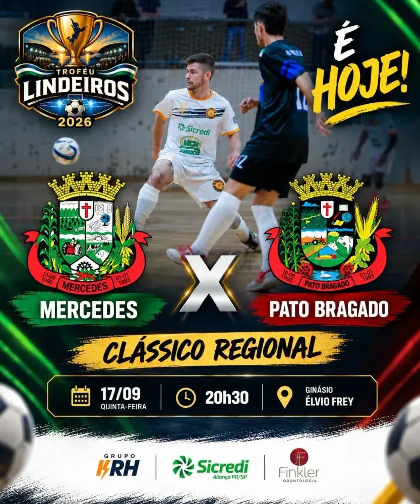 Clássico regional: Mercedes e Pato Bragado se enfrentam hoje (17) pelo Troféu Lindeiros 2026