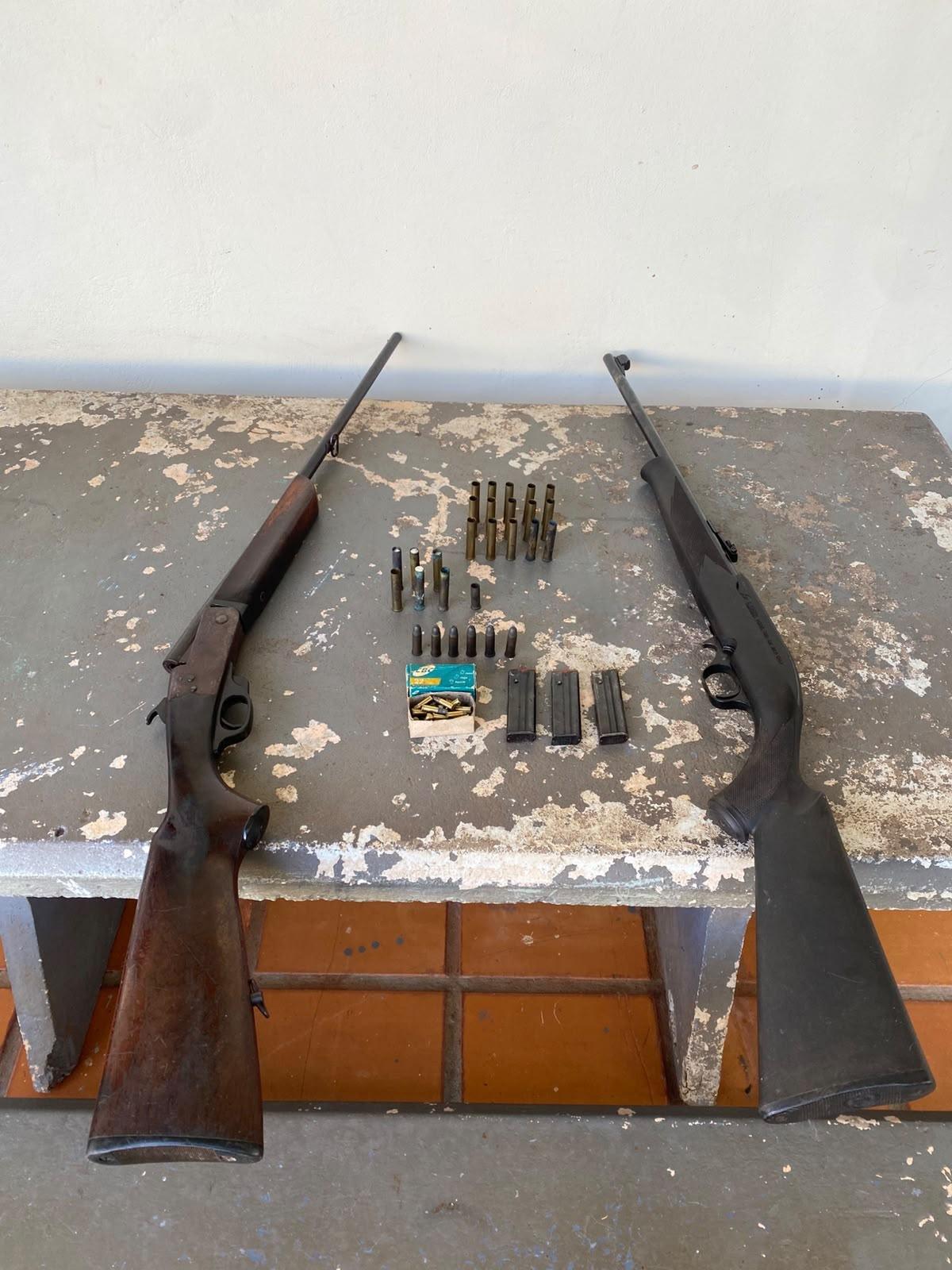 Homem é preso em flagrante durante investigação de disparo de arma de fogo em Santa Helena