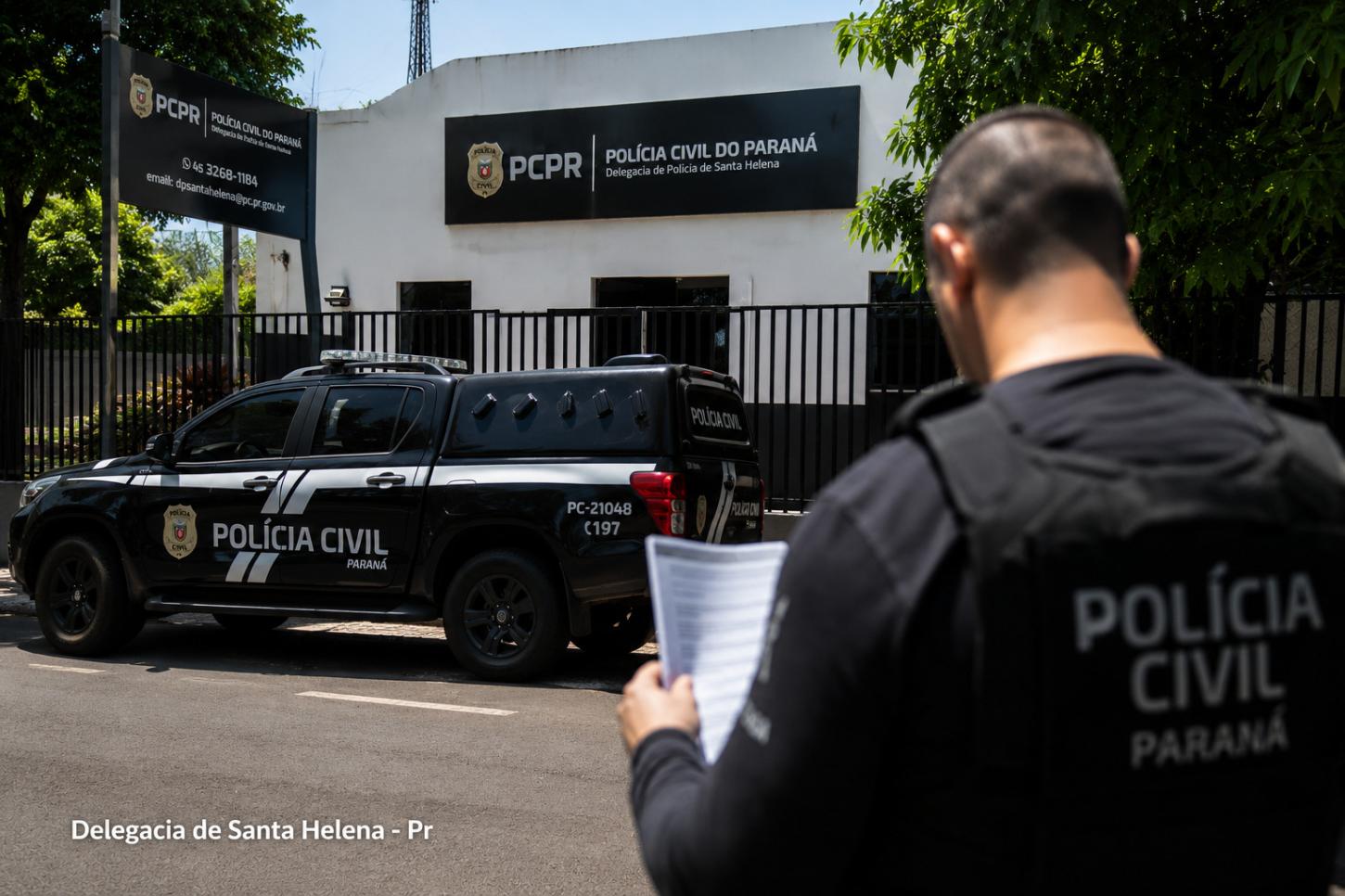 Polícia Civil cumpre mandado de prisão em Santa Helena