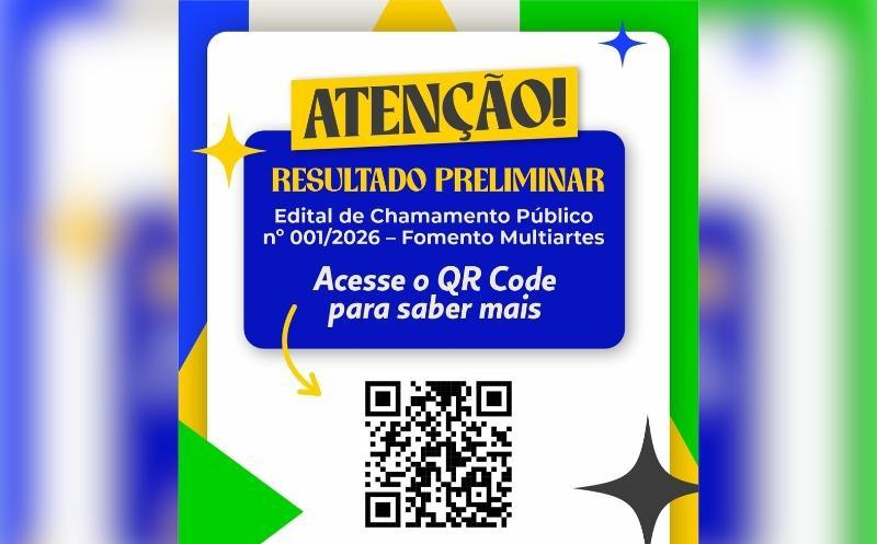 Prefeitura de Santa Helena divulga resultado preliminar do edital de fomento à cultura