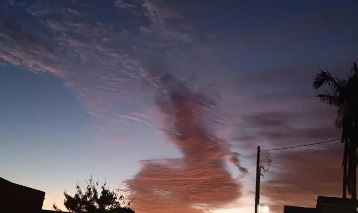 Amanhecer com vento gelado em Santa Helena; máxima chega a 26°C