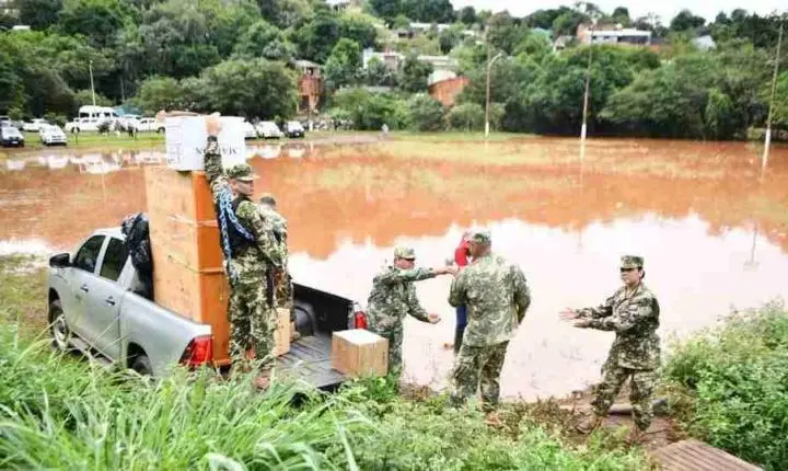 Defesa Civil alerta para elevação dos rios Iguaçu e Paraná em Foz do Iguaçu