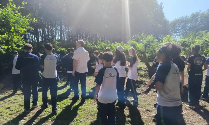 Estudantes de Marechal Rondon fazem roteiro educativo em Santa Helena