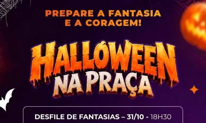 Halloween na Praça terá desfile de fantasias e Labirinto do Terror em Santa Helena