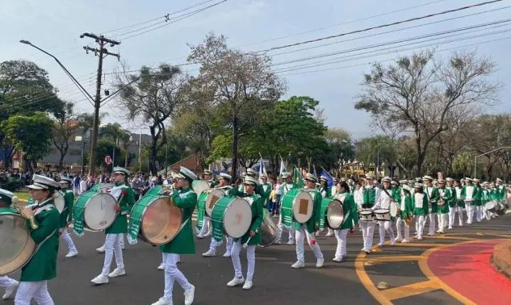 Inscrições para o Desfile Cívico terminam nesta quarta-feira em Santa Helena