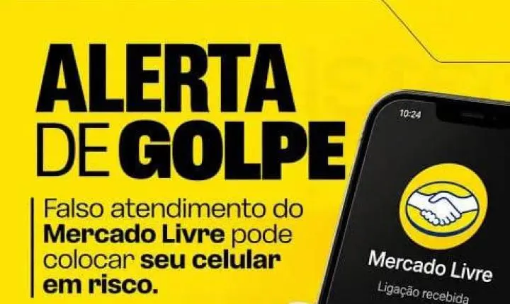 Morador perde R$ 1 mil em golpe do falso reembolso do Mercado Livre em Entre Rios do Oeste