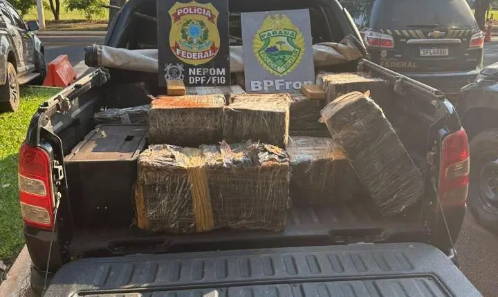 Polícia apreende quase 500 kg de droga no interior de Santa Helena