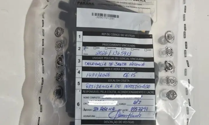 Polícia Civil de Santa Helena cumpre mandado durante megaoperação contra organização criminosa e prende homem em flagrante