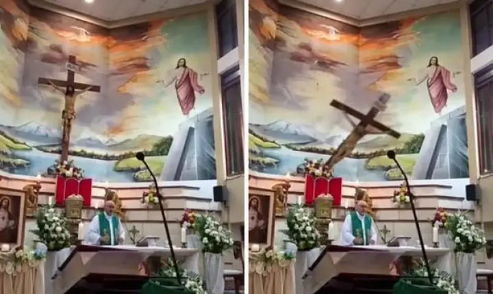 Quem era o padre que morreu após cruz cair sobre ele durante missa transmitida ao vivo no Equador
